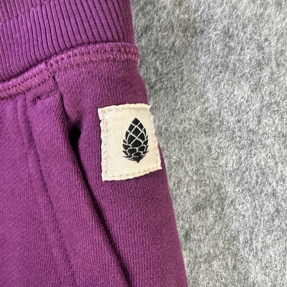 NEW Stio Jogger Whitebark French Terry Mens XL Deep Purple Cotton Sweatpants - Picture 3 of 10